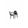 Matgrupp Polar med Polar matstolar, 75 × 75 cm