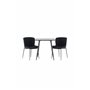 Matgrupp Polar med Modesto matstolar, 75 × 75 cm