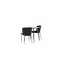 Matgrupp Polar med Modesto matstolar, 75 × 75 cm