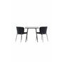 Matgrupp Polar med Modesto matstolar, 75 × 75 cm