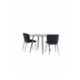 Matgrupp Polar med Modesto matstolar, 75 × 75 cm