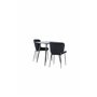 Matgrupp Polar med Modesto matstolar, 75 × 75 cm