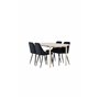 Matgrupp Andy med Night matstolar, 180 × 90 cm