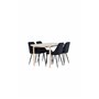 Matgrupp Andy med Night matstolar, 180 × 90 cm