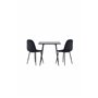 Matgrupp Polar med Polar matstolar, 75 × 75 cm