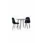 Matgrupp Polar med Polar matstolar, 75 × 75 cm