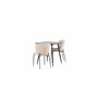 Matgrupp Polar med Modesto matstolar, 75 × 75 cm