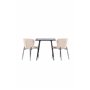Matgrupp Polar med Modesto matstolar, 75 × 75 cm