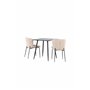Matgrupp Polar med Modesto matstolar, 75 × 75 cm
