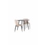 Matgrupp Polar med Modesto matstolar, 75 × 75 cm