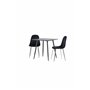 Matgrupp Polar med Polar matstolar, 75 × 75 cm