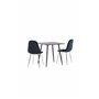 Matgrupp Polar med Polar matstolar, 75 × 75 cm
