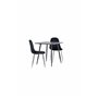 Matgrupp Polar med Polar matstolar, 75 × 75 cm