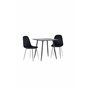 Matgrupp Polar med Polar matstolar, 75 × 75 cm