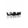 Matgrupp Silar med Night matstolar, 180 × 90 cm