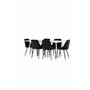 Matgrupp Silar med Night matstolar, 180 × 90 cm