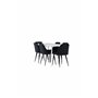 Matgrupp Silar med Night matstolar, 180 × 90 cm