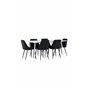 Matgrupp Silar med Night matstolar, 180 × 90 cm