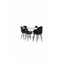 Matgrupp Silar med Polar matstolar, 180 × 90 cm