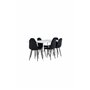 Matgrupp Silar med Polar matstolar, 180 × 90 cm