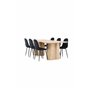 Matgrupp Olivia med Polar matstolar, 210 × 100 cm