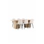 Matgrupp Olivia med Polar matstolar, 210 × 100 cm