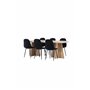 Matgrupp Bootcut med Polar matstolar, 230 × 115 cm