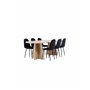 Matgrupp Bootcut med Polar matstolar, 230 × 115 cm