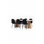 Matgrupp Bootcut med Polar matstolar, 230 × 115 cm
