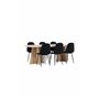 Matgrupp Bootcut med Polar matstolar, 230 × 115 cm