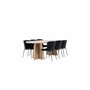 Matgrupp Bootcut med Modesto matstolar, 230 × 115 cm
