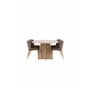 Matgrupp Bootcut med Modesto matstolar, 230 × 115 cm