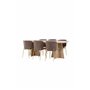 Matgrupp Bootcut med Modesto matstolar, 230 × 115 cm