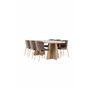 Matgrupp Bootcut med Modesto matstolar, 230 × 115 cm