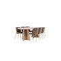 Matgrupp Bootcut med Modesto matstolar, 230 × 115 cm