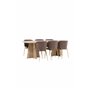 Matgrupp Bootcut med Modesto matstolar, 230 × 115 cm