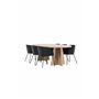 Matgrupp Bootcut med Berit matstolar, 230 × 115 cm