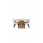 Matgrupp Bootcut med Leone matstolar, 230 × 115 cm