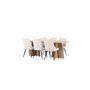 Matgrupp Bootcut med Leone matstolar, 230 × 115 cm
