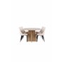 Matgrupp Bootcut med Leone matstolar, 230 × 115 cm