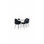 Matgrupp Silar med Polar matstolar, 180 × 90 cm