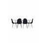 Matgrupp Silar med Polar matstolar, 180 × 90 cm