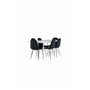Matgrupp Silar med Polar matstolar, 180 × 90 cm