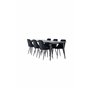 Matgrupp Ellis med Night matstolar, 230 × 85 cm