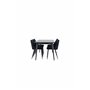 Matgrupp Ellis med Night matstolar, 230 × 85 cm