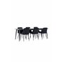 Matgrupp Ellis med Night matstolar, 230 × 85 cm