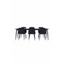 Matgrupp Ellis med Night matstolar, 230 × 85 cm
