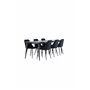 Matgrupp Ellis med Night matstolar, 230 × 85 cm