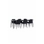 Matgrupp Ellis med Night matstolar, 230 × 85 cm