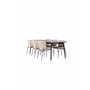 Matgrupp Ellis med Modesto matstolar, 230 × 85 cm